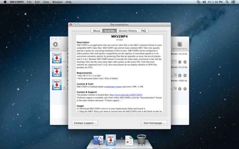 ƵʽתMKV2MP4 for Mac1.2.4 ٷ