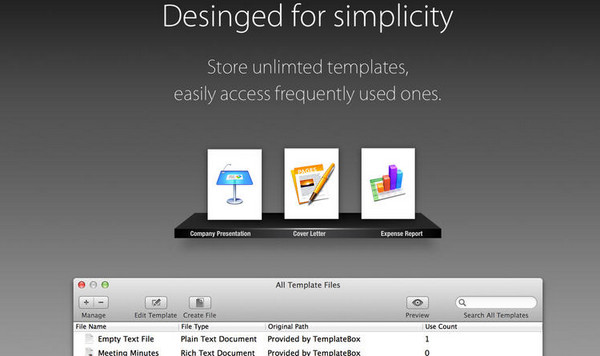 ĵTemplateBox for Mac1.0.1 ٷ