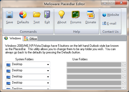 PlacesBar Editor༭1.1.0.61 ɫ