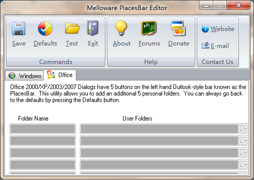 PlacesBar Editor༭1.1.0.61 ɫ