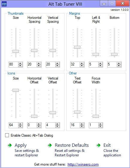 Զ崰ڵ(Alt Tab Tuner VIII)1.0 ɫ