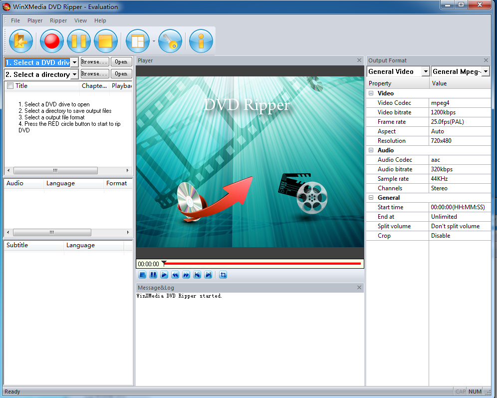 DVD视频转换工具(WinXMedia DVD Ripper)5.0.1