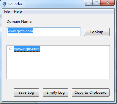 IPFinder2.3.0 绿色版_域名IP地址查询工具