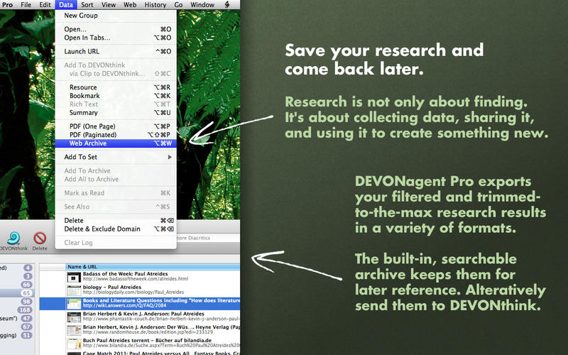 DEVONagent Pro for Mac3.8.2 ٷ