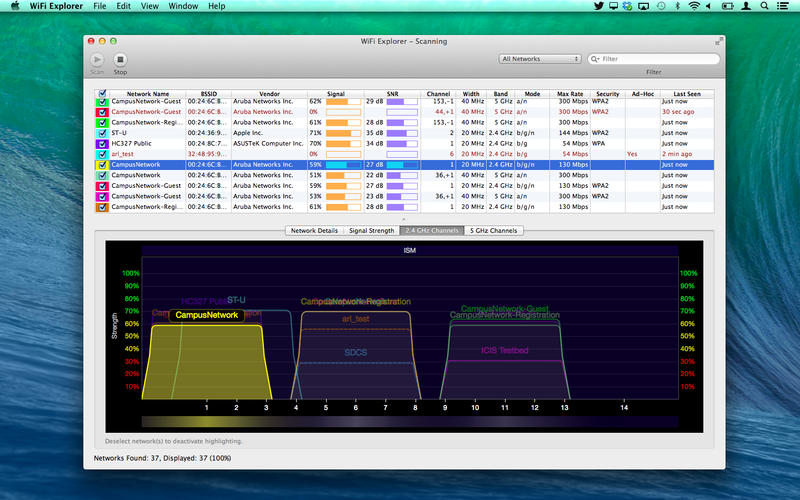 WiFi Explorer Mac1.6.2 ٷ