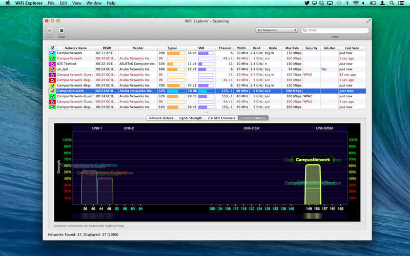 WiFi Explorer Mac1.6.2 ٷ