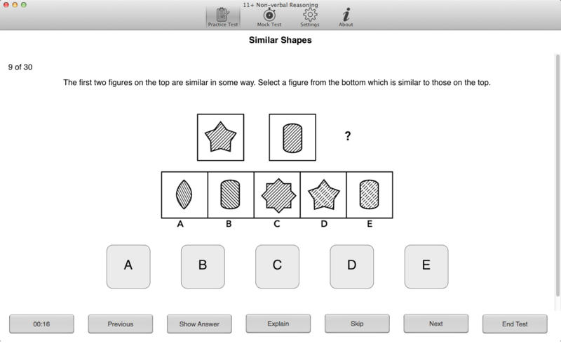 Nonverbal Reasoning for Mac推理教育1.1 官方版