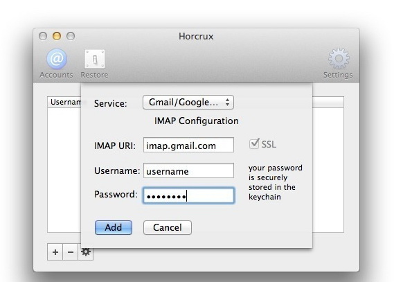 Horcrux Email Backup for Mac 邮件处理2.3 官方版