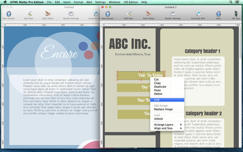 HTML Mailer for Mac ʼ3.10 °