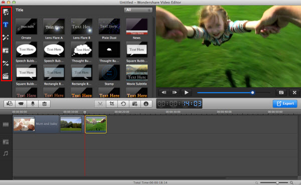 Video Editor for Mac3.0 官方版