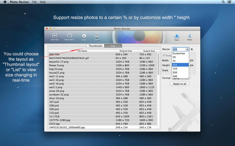 IFunia Photo-Resizer for MacDƬ޸2.1.1 ٷ