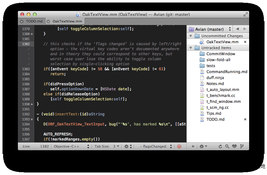 MacԴı༭ TextMate2.9497 °