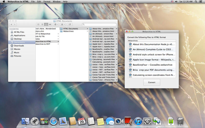 Webarchive to HTML Mac1.0 ٷ