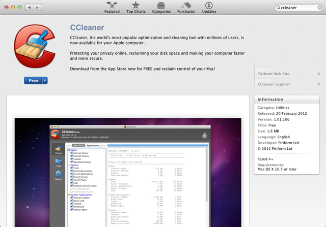 CCleaner for Mac1.11 ٷ