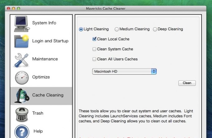 Mavericks Cache Cleaner for Mac9.0.4 官方版