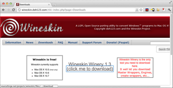 Wineskin for mac2.8.5 ٷ