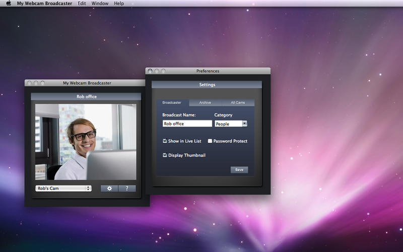 My Webcam Broadcaster Mac2.4.2 ٷ