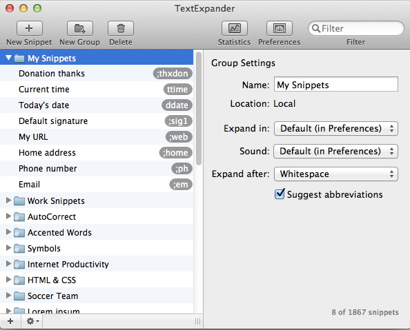 ı༭TextExpander for Mac4.3.5 ٷ