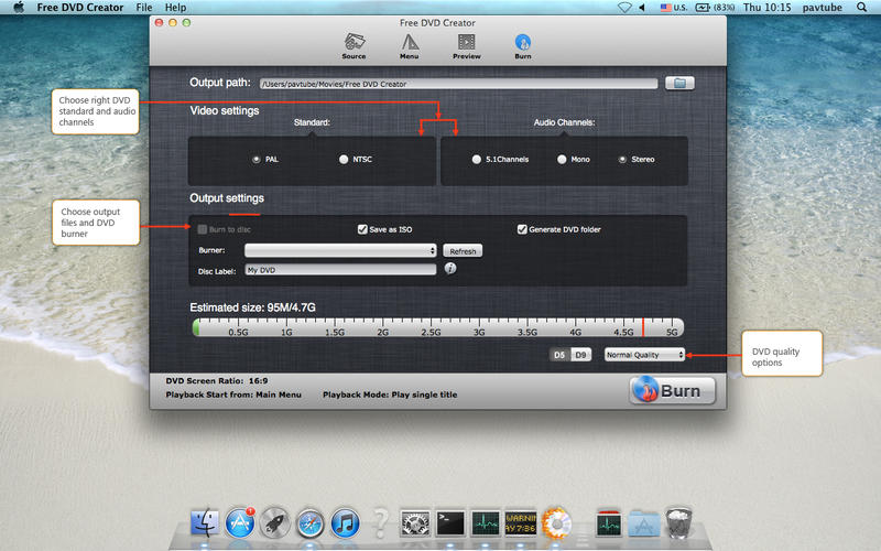 Free DVD Creator macv1.1 ٷ