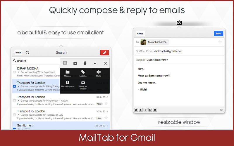 MailTab for Gmail Mac6.5