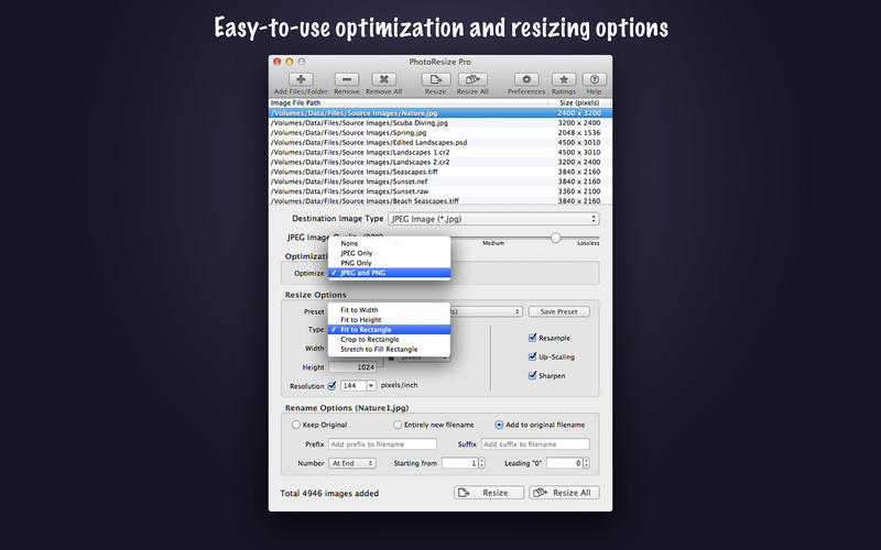 图片批量调整大小PhotoResize Pro for Mac4.2 官方版