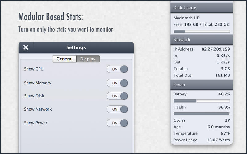 ϵͳ̼ StatsBar for Mac1.9 ٷ