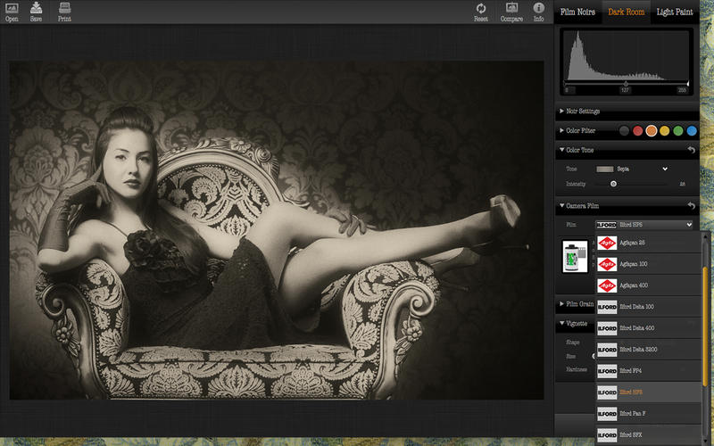 黑白照片处理 Film Noir for Mac1.3.3.33 官方版