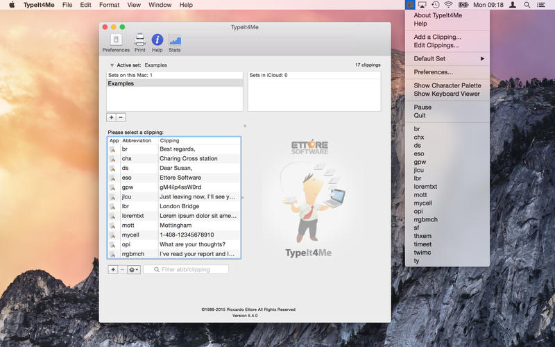 TypeIt4Me Mac5.4.0 ٷ