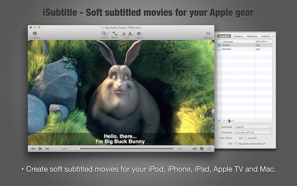 iSubtitle mac2.9.1 免费下载