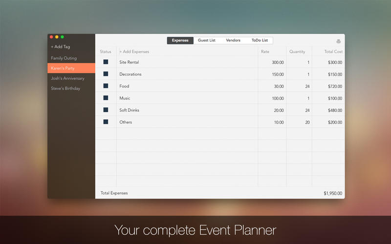 Event Planner for Mac1.3.0 ٷ