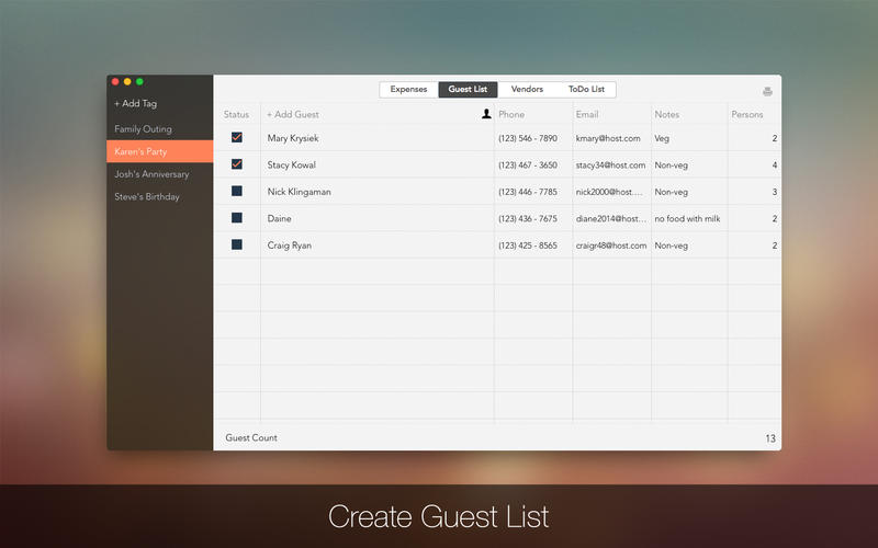 Event Planner for Mac1.3.0 ٷ