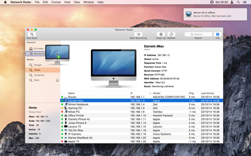 ״Network Radar Mac1.2.3 ٷ