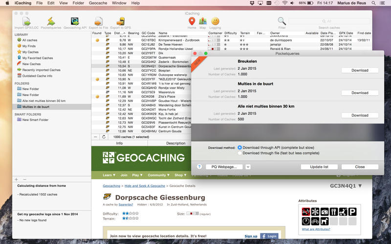 GPXļiCaching Mac4.95 ٷ