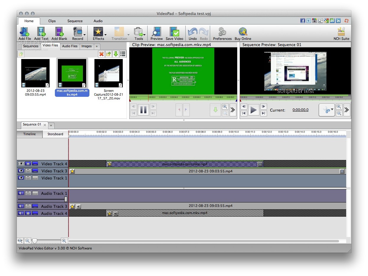 Ƶ༭VideoPad for Mac3.83 ٷ