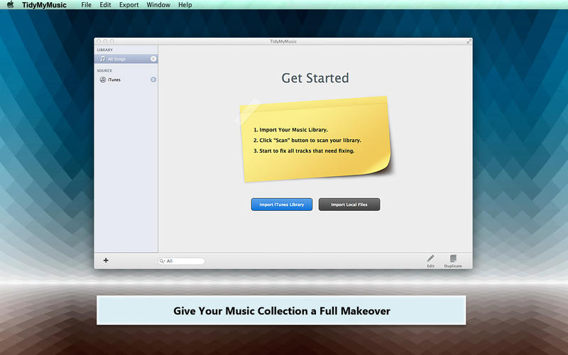 音乐管理工具TidyMyMusic for Mac1.4 官方版