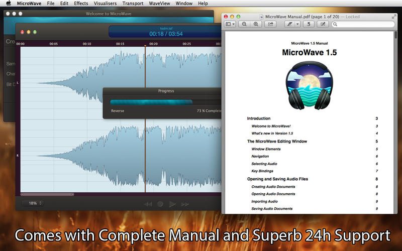 音频编辑器MicroWave Mac版1.6.1 官方版