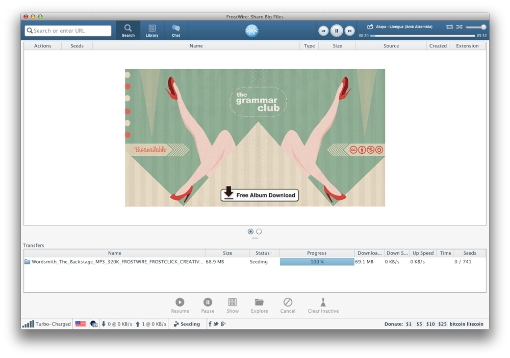 FrostWire for Mac6.0.4 ٷ°