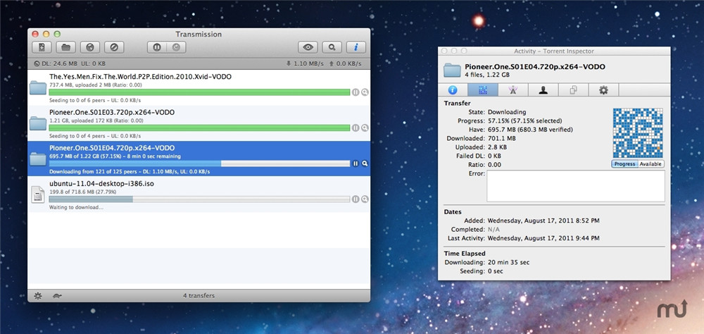 Transmission for Mac2.84 ٷ