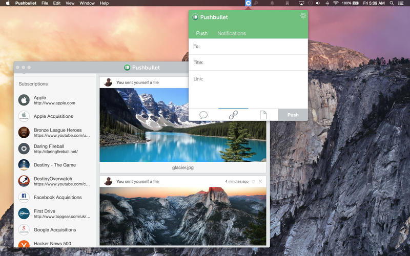 һļPushbullet for Mac1.2 ٷ