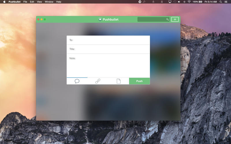 һļPushbullet for Mac1.2 ٷ