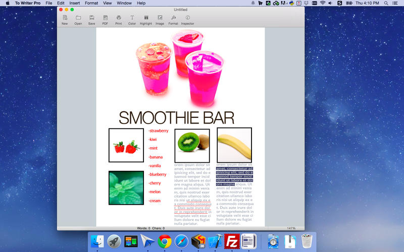 To Writer Pro for Mac文本编辑器1.2 官方版