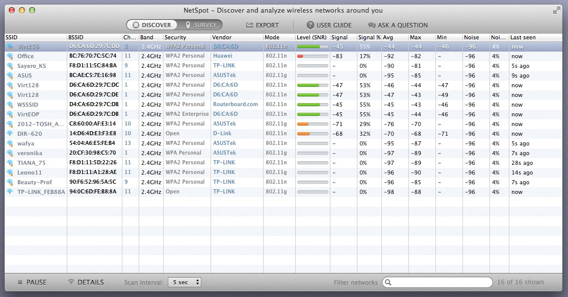 NetSpot Mac(߼⹤)2.5 ٷ