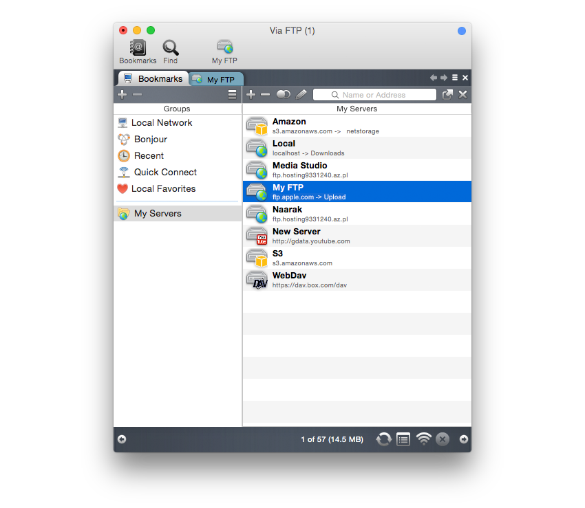 ViaFTP Lite for Mac2.0