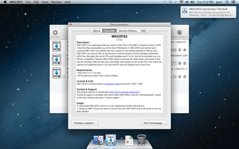 ƵʽתMKV2PS3 for Mac1.2.3 ٷ