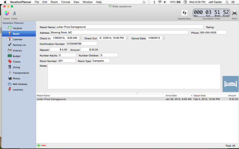 VacationPlanner for Mac2.0 ٷ