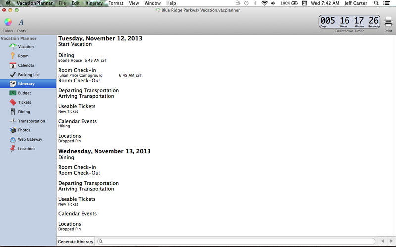 VacationPlanner for Mac2.0 ٷ