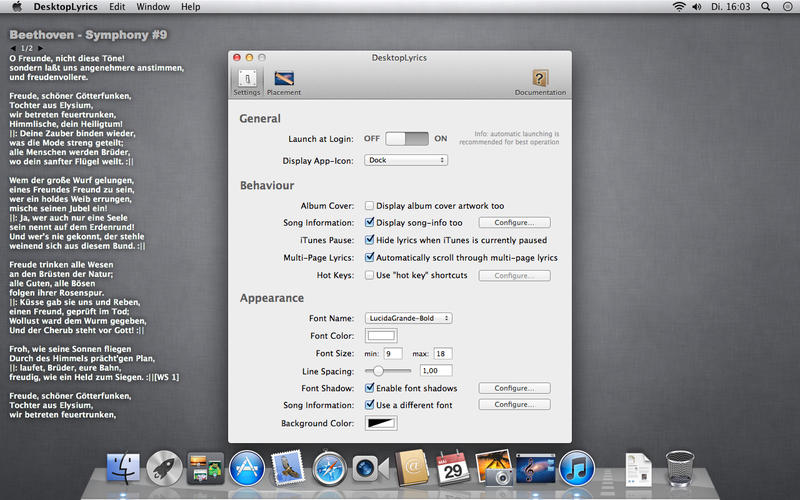 ʾDesktopLyrics for Mac2.6.6 ٷ