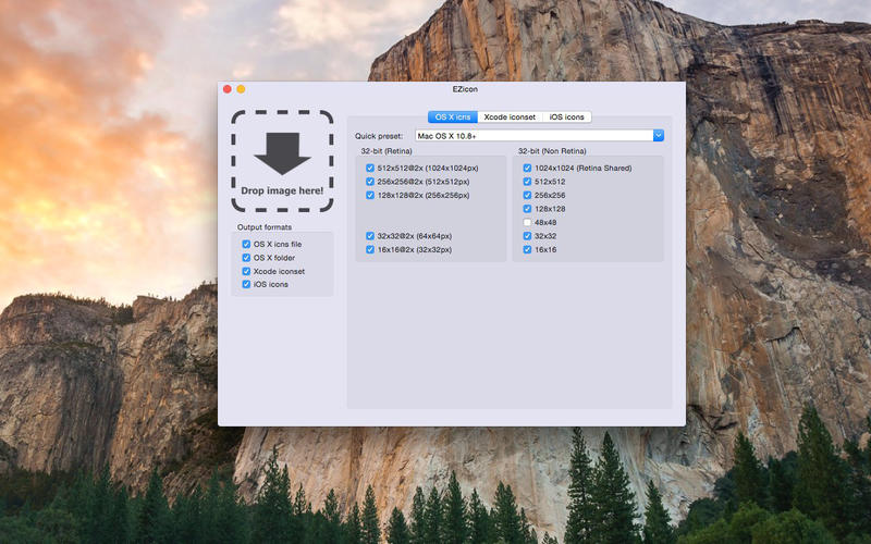图标制作工具EZicon for Mac1.2 官方版