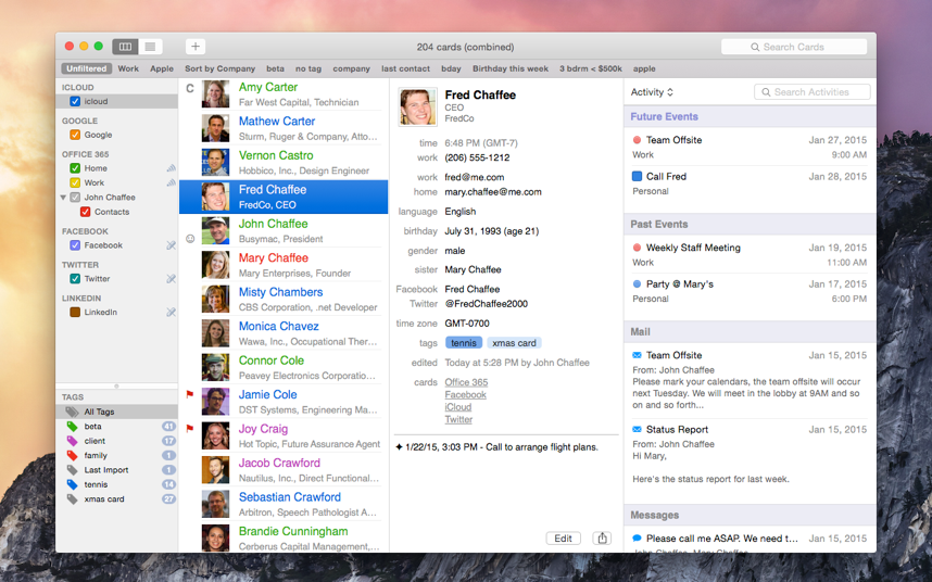 ϵ˹BusyContacts for Mac1.0