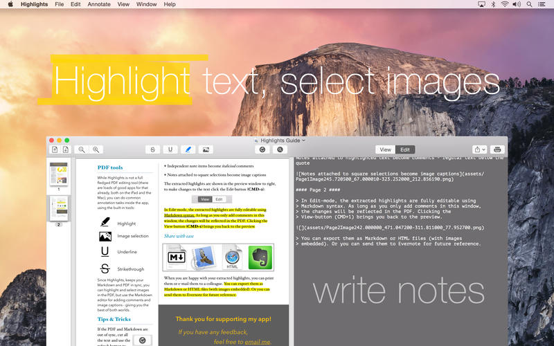 PDFĶHighlights for Mac1.2.3 ٷ